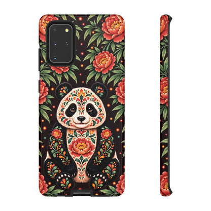 Cute Terracotta and Teal Calavera Panda Phone Case - Multicolor Phone Case - Samsung Galaxy S20+ / Glossy