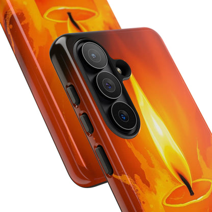 Red Candle Phone Case - Multicolor Phone Case