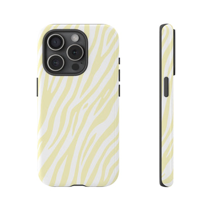 Buttercream Tiger Print Phone Case