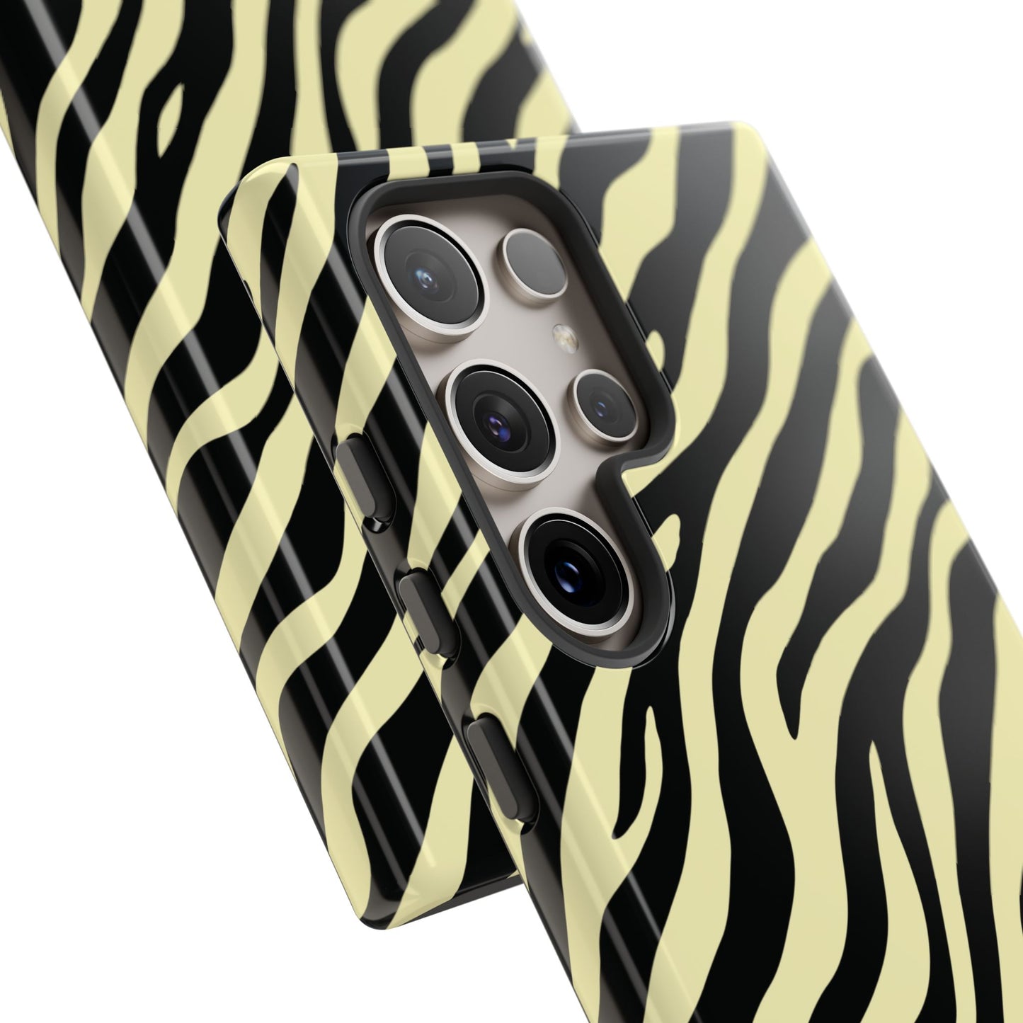 Stylish Neutral Zebra Print Phone Case
