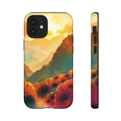 Ideallic Watercolour Sunset Design Phone Case - Multicolor Phone Case - iPhone 12 Mini / Glossy