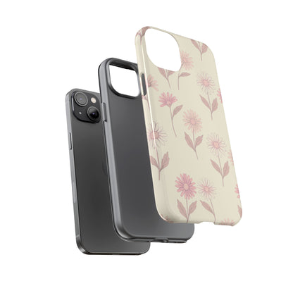 Pretty Blush Daisy Pattern Phone Case