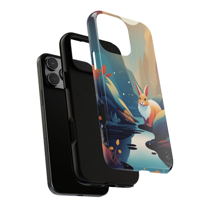 Stylised Rabbit Design Phone Case - Multicolor Phone Case