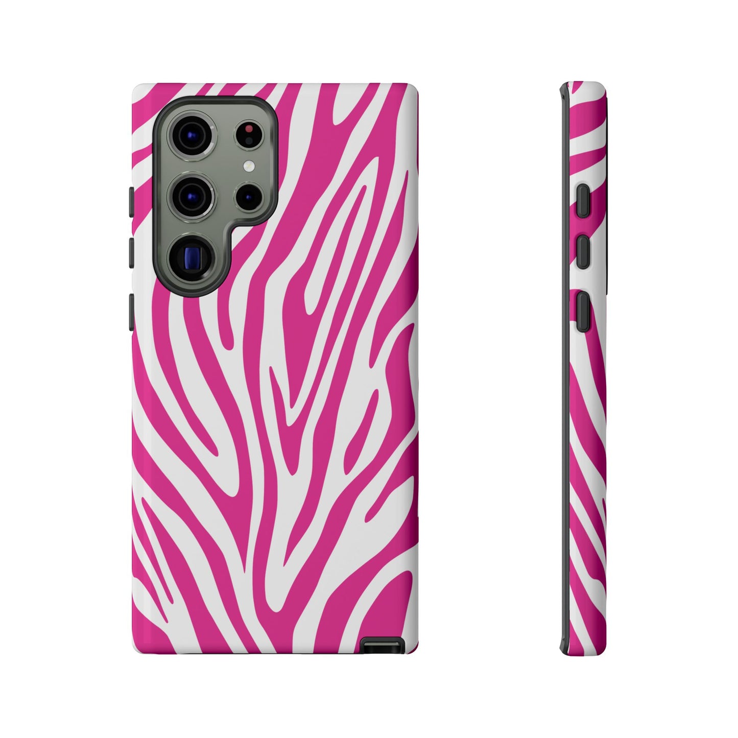 Graphic Hot Pink Tiger Print Phone Case