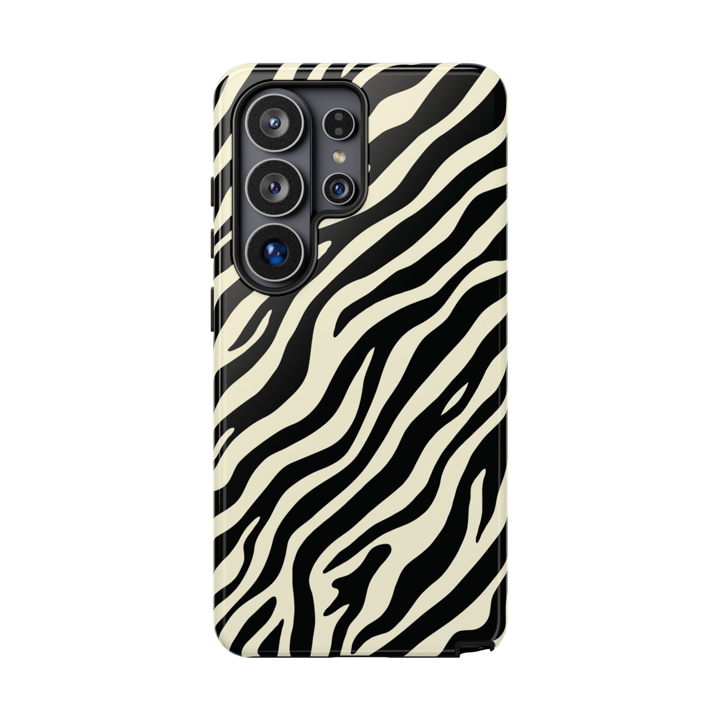 Chic Ivory Zebra Print Phone Case