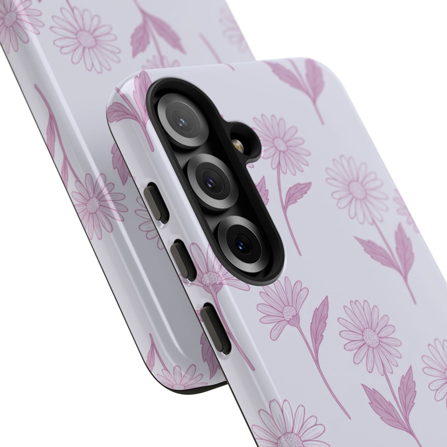 Pretty Lilac Daisy Pattern Phone Case