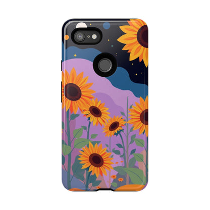 Surreal Sunflower Design Phone Case