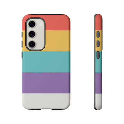 Pastel Rainbow Stripe Pattern Phone Case - Phone Case - Samsung Galaxy S23 / Glossy