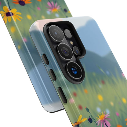 Vibrant Meadow Design Phone Case - Multicolor Phone Case