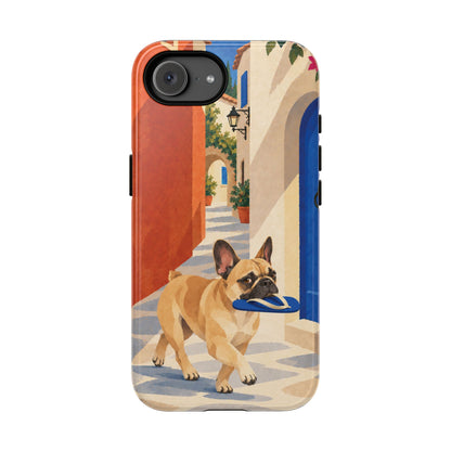 French Bulldog Quiet Lane Phone Case - Multicolor Phone Case - iPhone 17e / Glossy