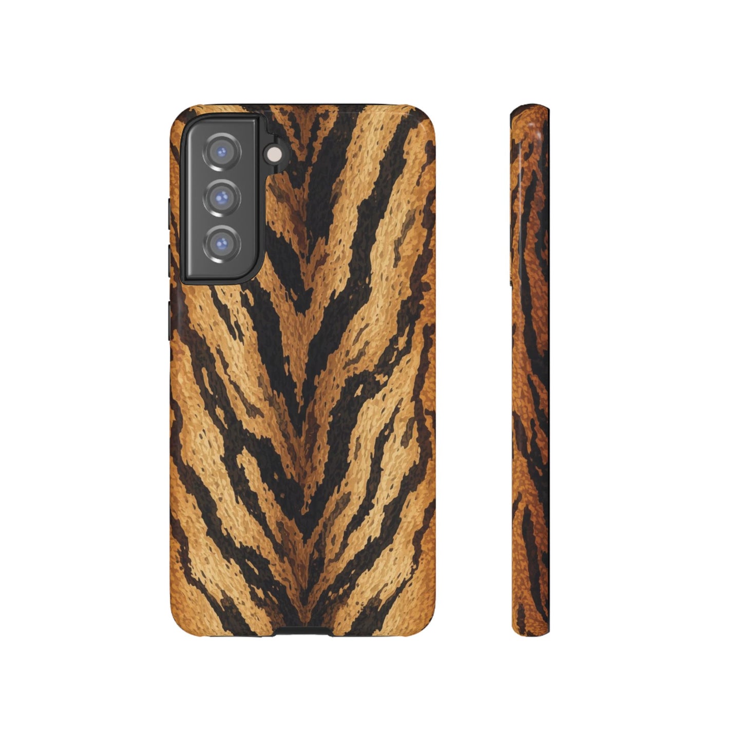 Amber Tiger Print Phone Case
