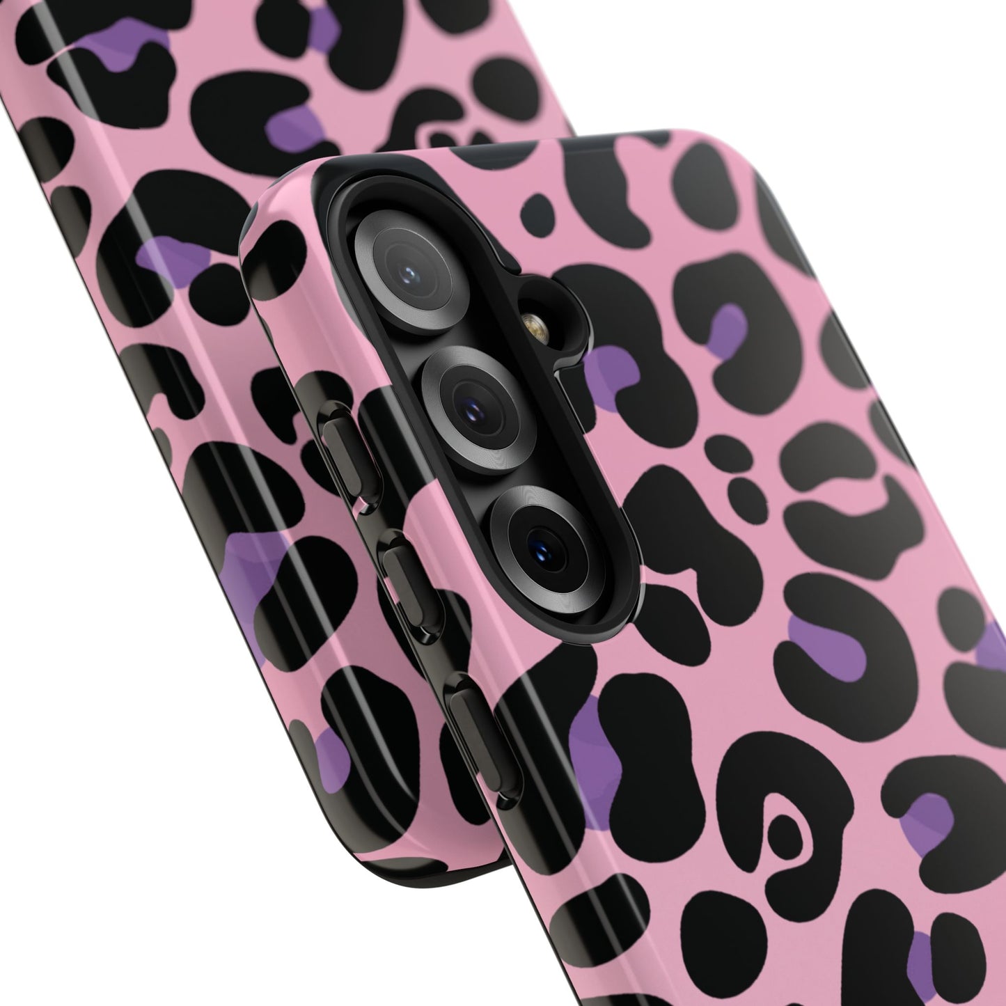 Pretty Pink & Lavender Leopard Print