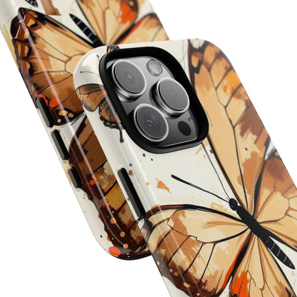Acrylic Style Butterflies Design Phone Case - Multicolor Phone Case