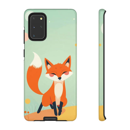 Samsung Galaxy S20+ / Glossy Phone Case - Happy Fox Design Phone Case
