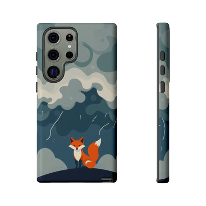 Samsung Galaxy S23 Ultra / Glossy Phone Case - Stormy Fox Design Phone Case