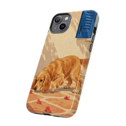Cocker Spaniel Scent Trail Phone Case - Multicolor Phone Case