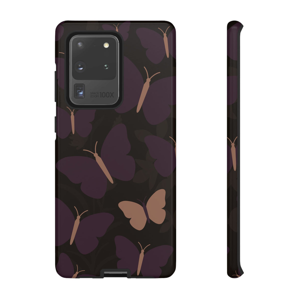 Minimalist Purple Butterfly Pattern Phone Case - Purple Phone Case - Samsung Galaxy S20 Ultra / Glossy
