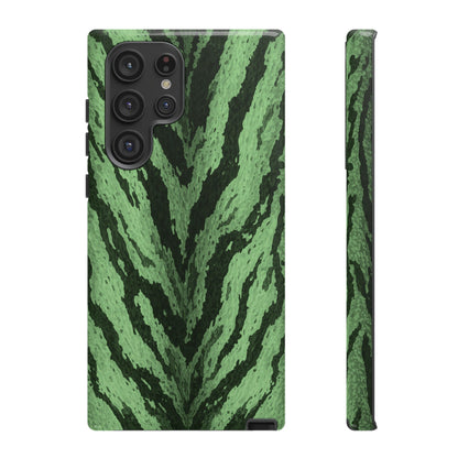 Sage Tiger Print Phone Case