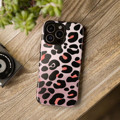 Cute Blush Leopard Print Phone Case - Pink Phone Case