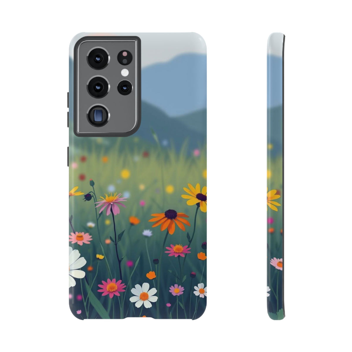Vibrant Meadow Design Phone Case - Multicolor Phone Case - Samsung Galaxy S21 Ultra / Glossy