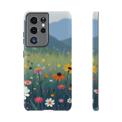 Vibrant Meadow Design Phone Case - Multicolor Phone Case - Samsung Galaxy S21 Ultra / Glossy
