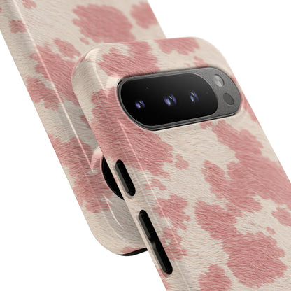 Pretty Blush Cow Print Phone Case