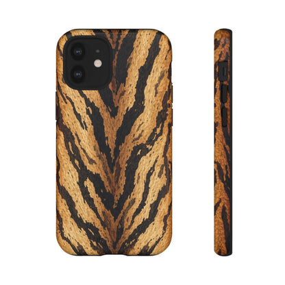 Amber Tiger Print Phone Case