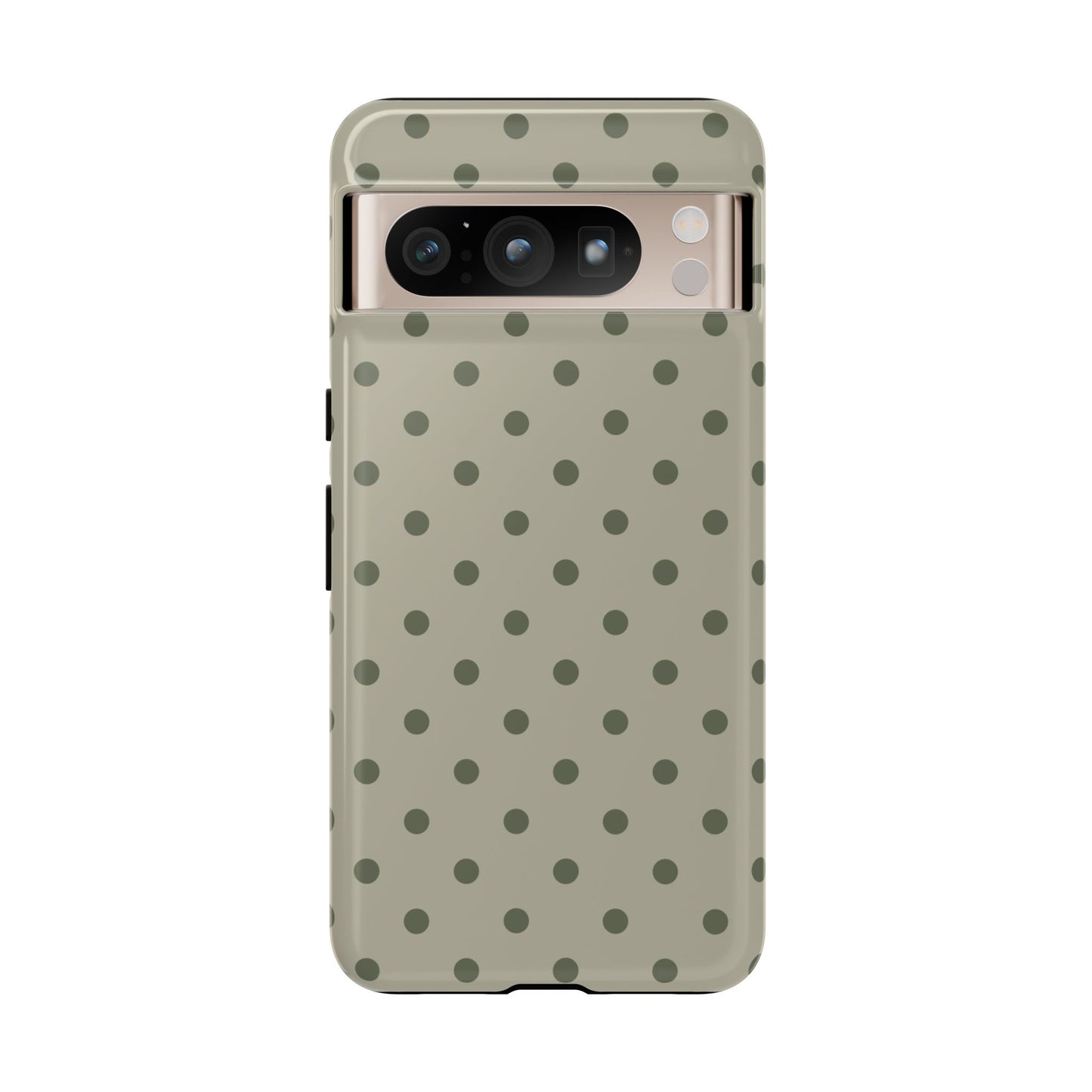 Green & Dark Green Dot Pattern Phone Case