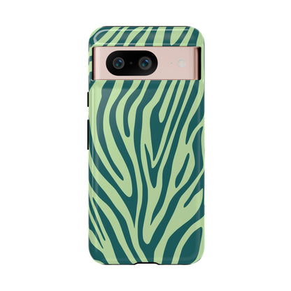 Boutique Sage Tiger Print Phone Case