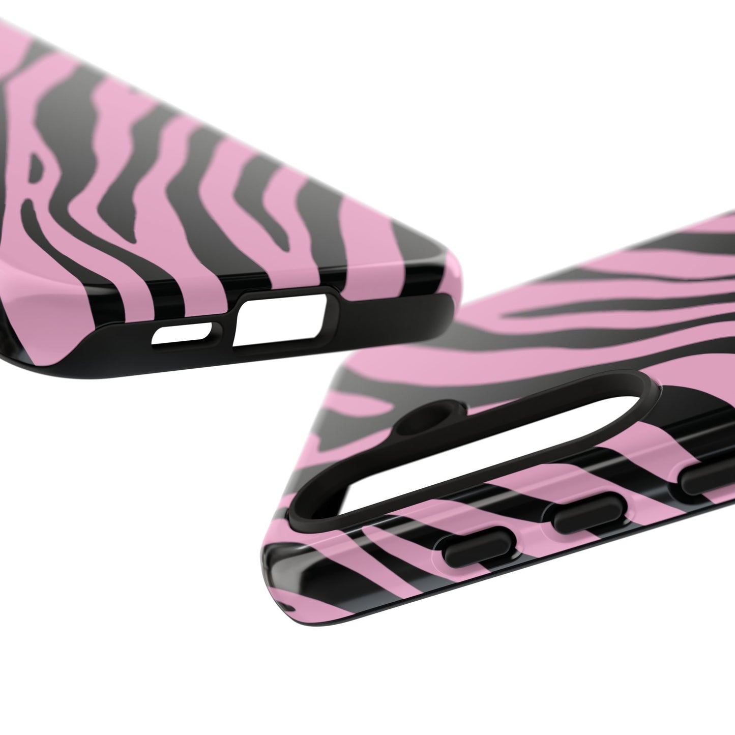 Modern Blush Zebra Print Phone Case