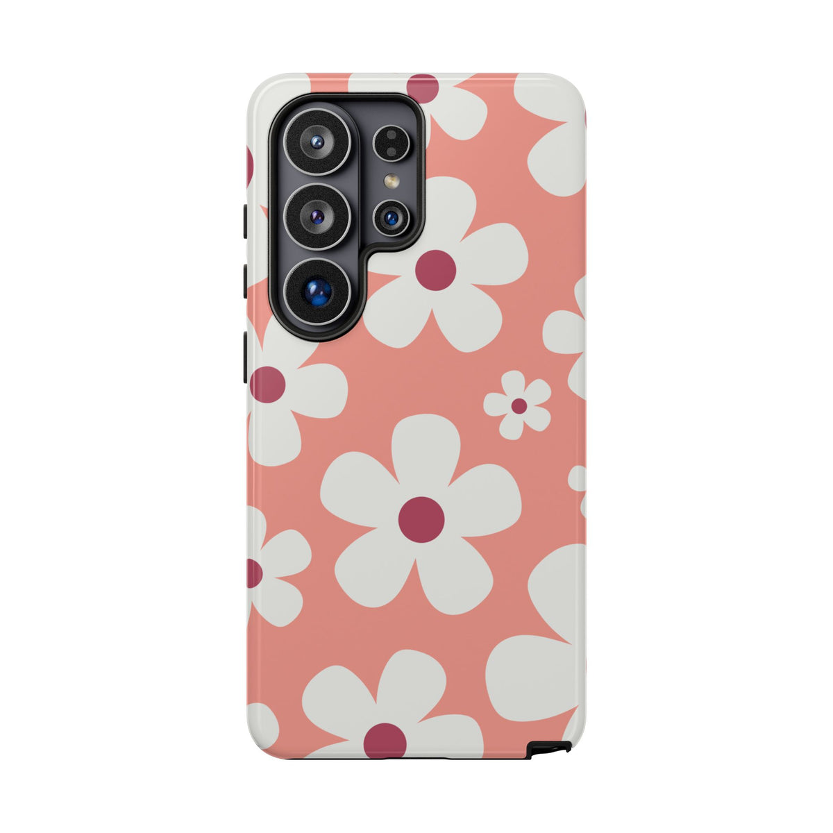 Cute Pink Daisy Pattern #2 Phone Case - Pink Phone Case - Samsung Galaxy S26 Ultra / Glossy