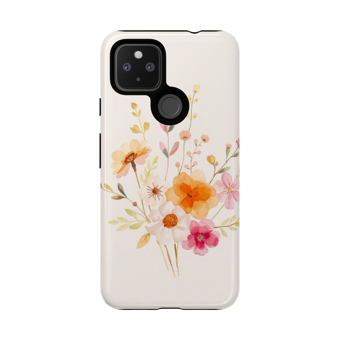Boho Chic Watercolour Flower Pattern Phone Case