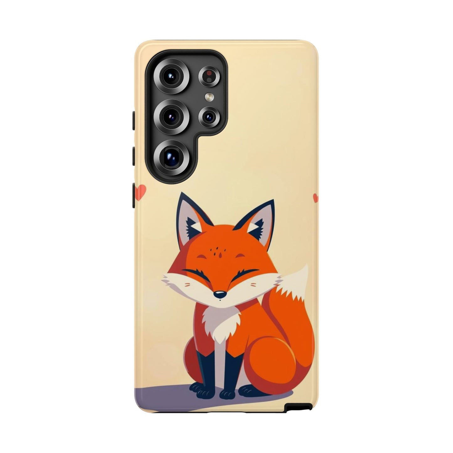 Samsung Galaxy S25 Ultra / Glossy Phone Case - Cute Fox Design Phone Case