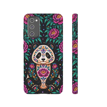 Cute Purple and Teal Calavera Panda Phone Case - Multicolor Phone Case - Samsung Galaxy S20 FE / Glossy