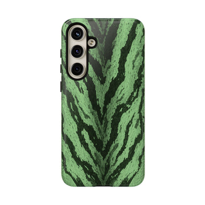Sage Tiger Print Phone Case