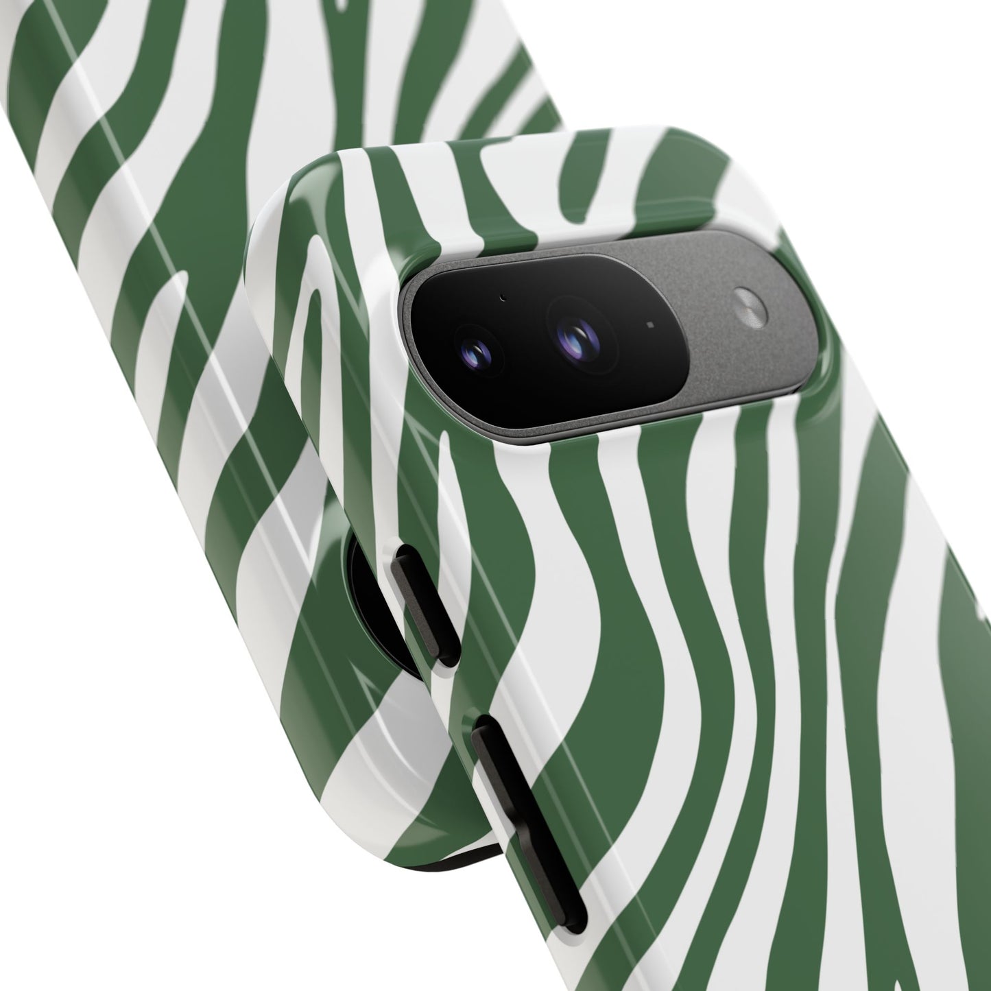 Modern Sage Zebra Print Phone Case