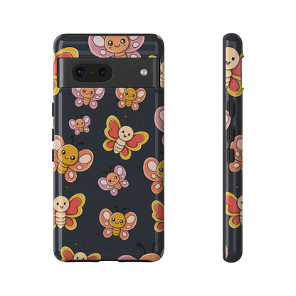 Grey Butterfly Sticker Design Phone Case - Grey Phone Case - Google Pixel 7 / Glossy