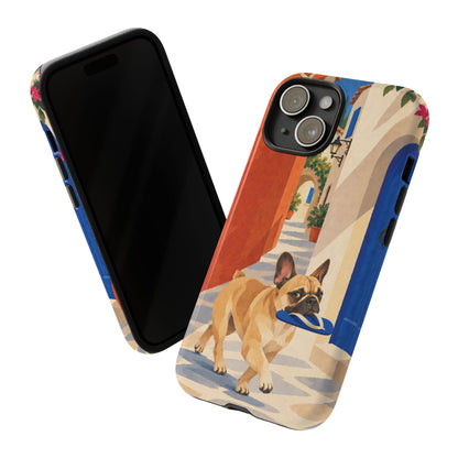 French Bulldog Quiet Lane Phone Case - Multicolor Phone Case
