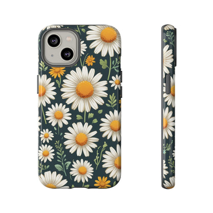 iPhone 14 / Glossy Phone Case - Daisies Floral Pattern 3 Phone Case