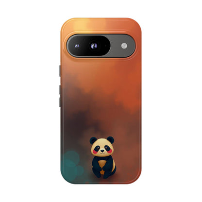 Google Pixel 9 / Glossy Phone Case - Cute Colourful Panda Design Phone Case