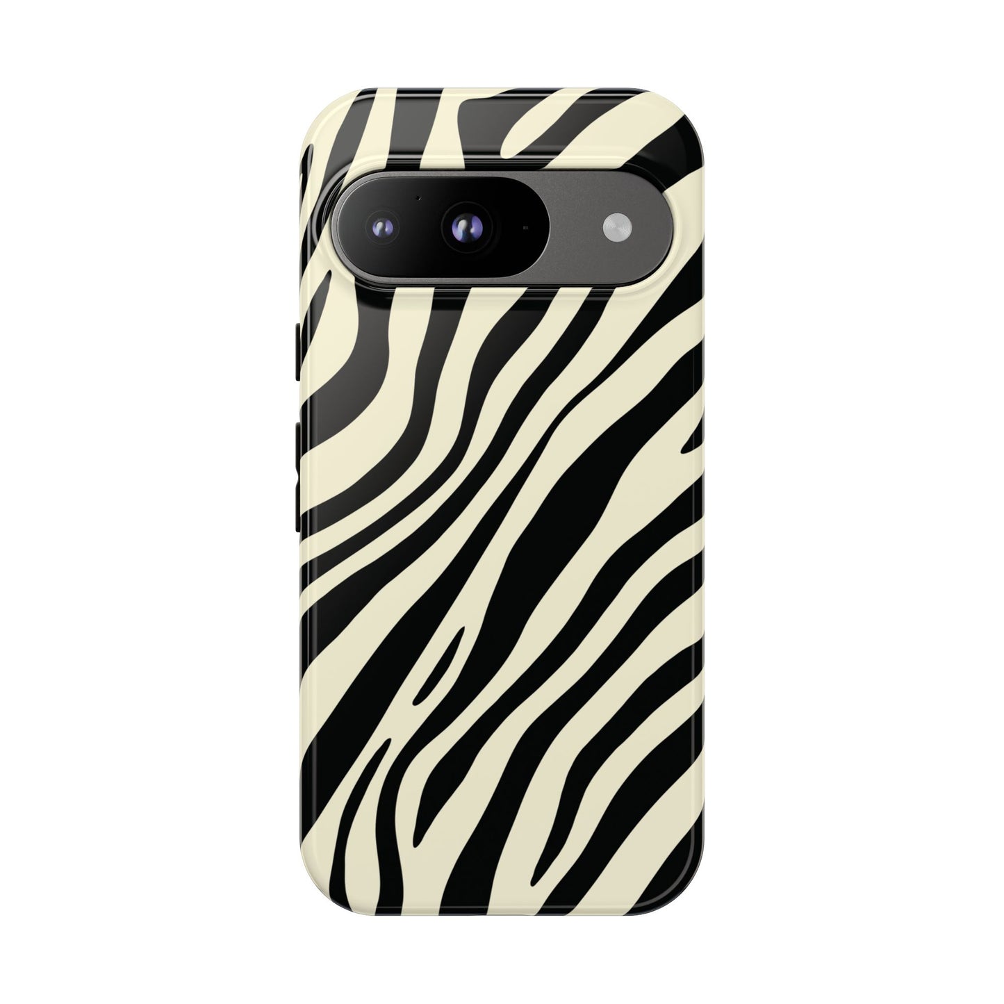 Modern Neutral Zebra Print Phone Case