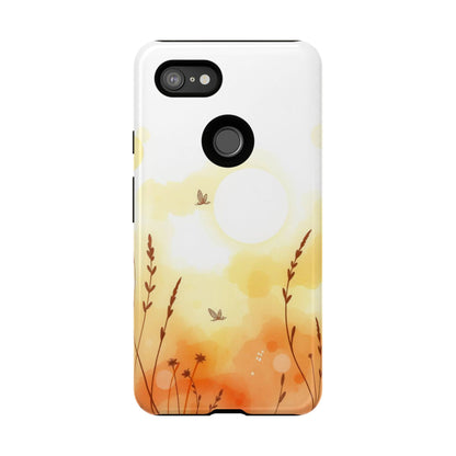 Boho Chic Watercolour Wildflower Pattern Phone Case