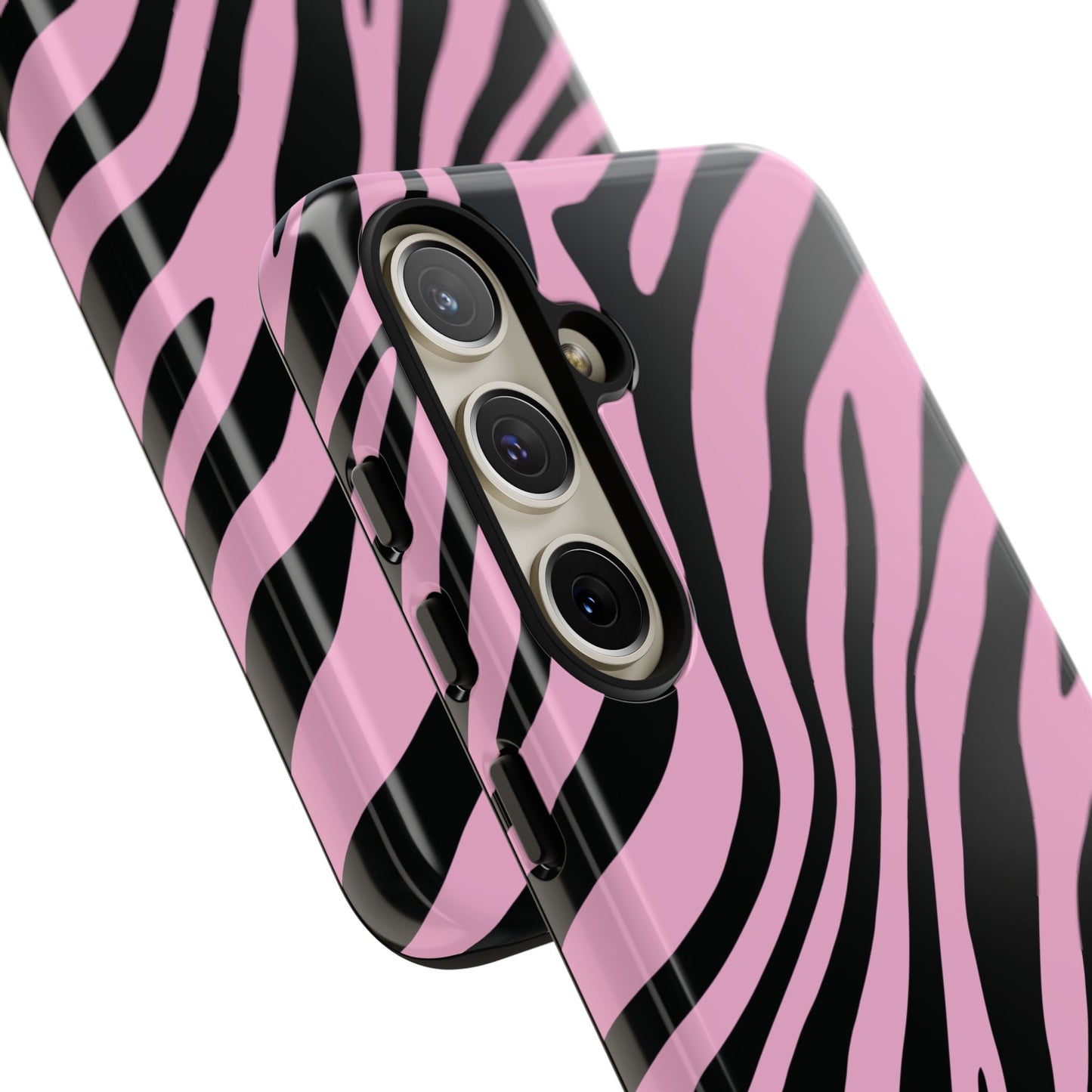 Modern Blush Zebra Print Phone Case