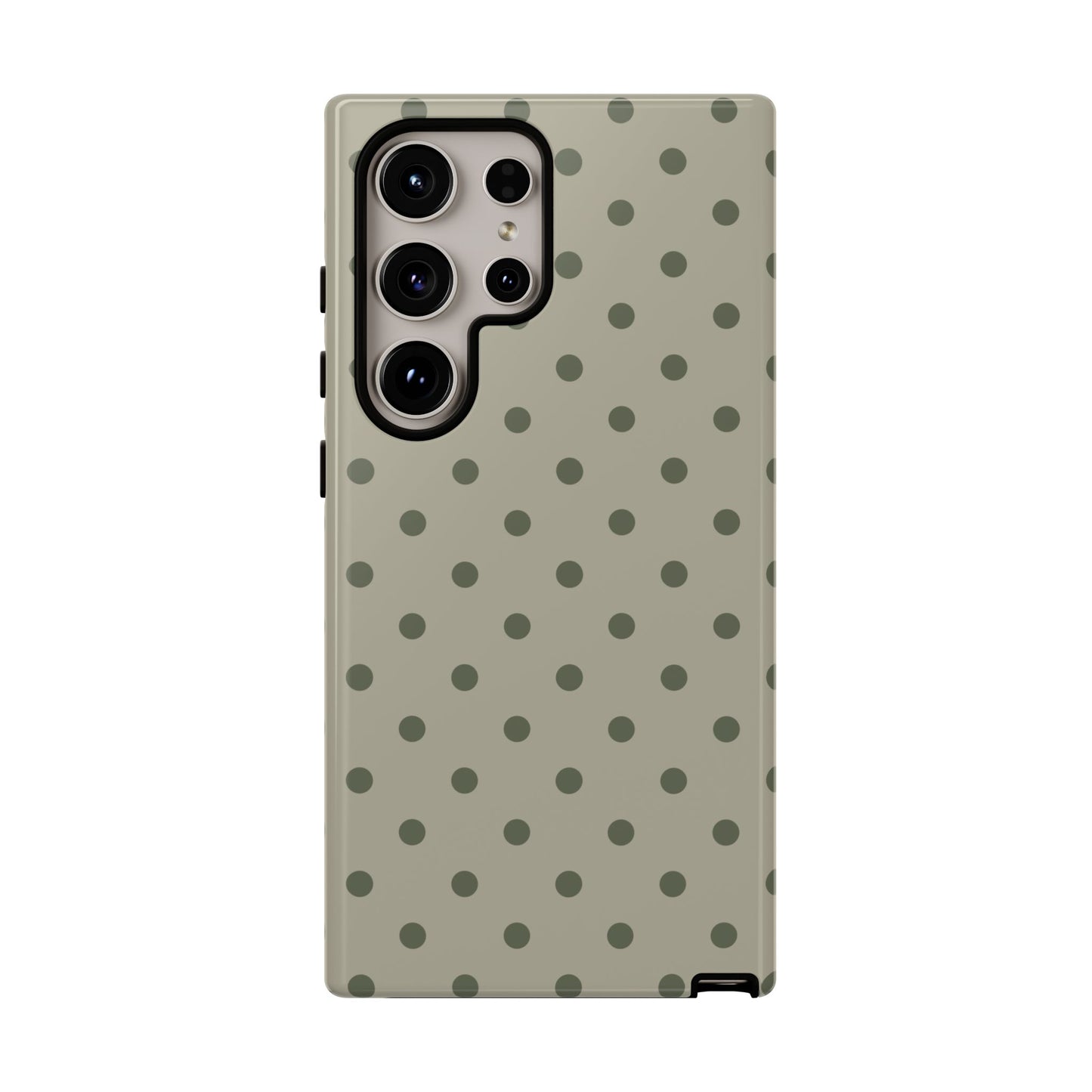 Green & Dark Green Dot Pattern Phone Case
