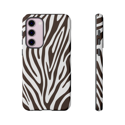 Graphic Brown Tiger Print Phone Case