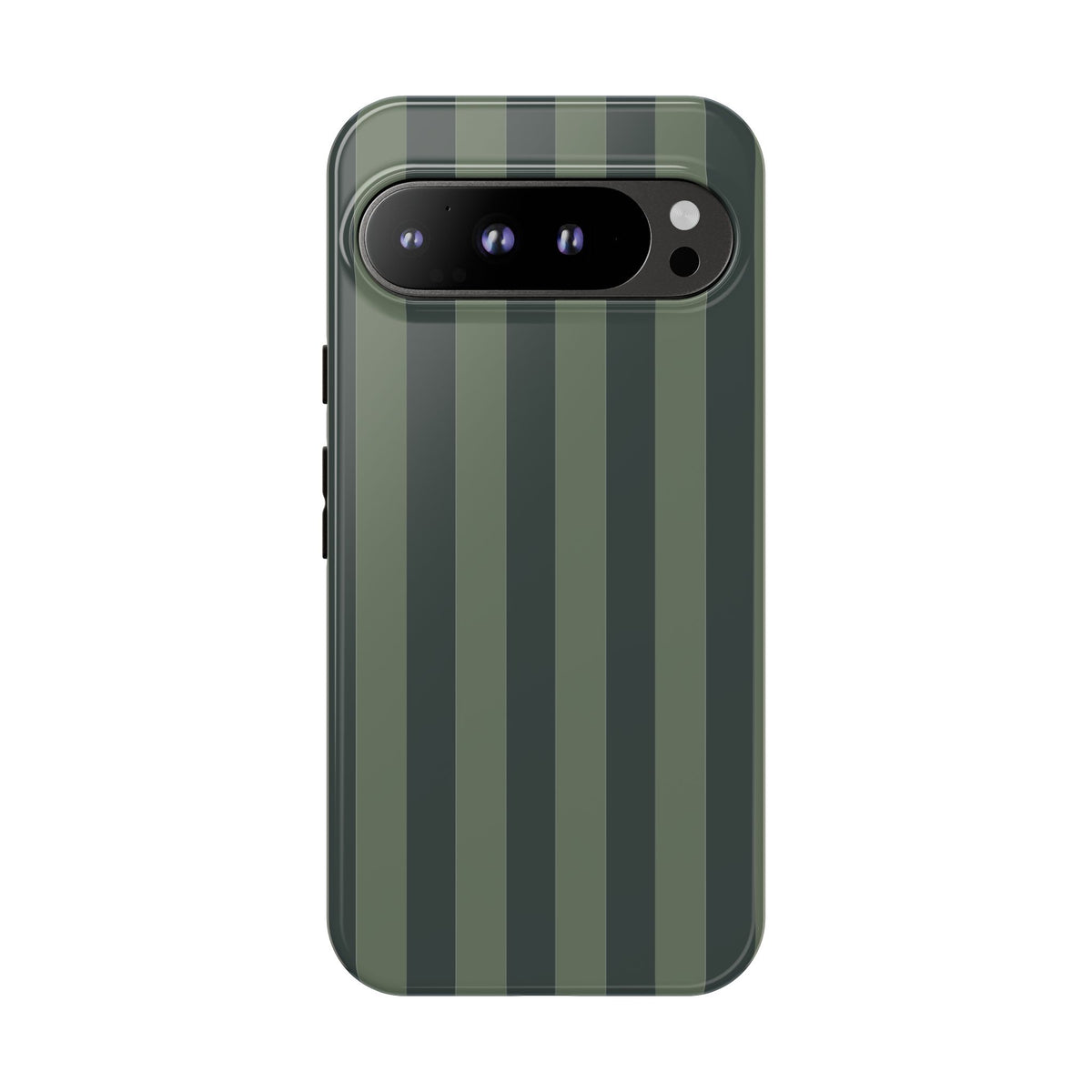 Dark Green Stripe Pattern Phone Case - Green Phone Case - Google Pixel 9 Pro XL / Glossy