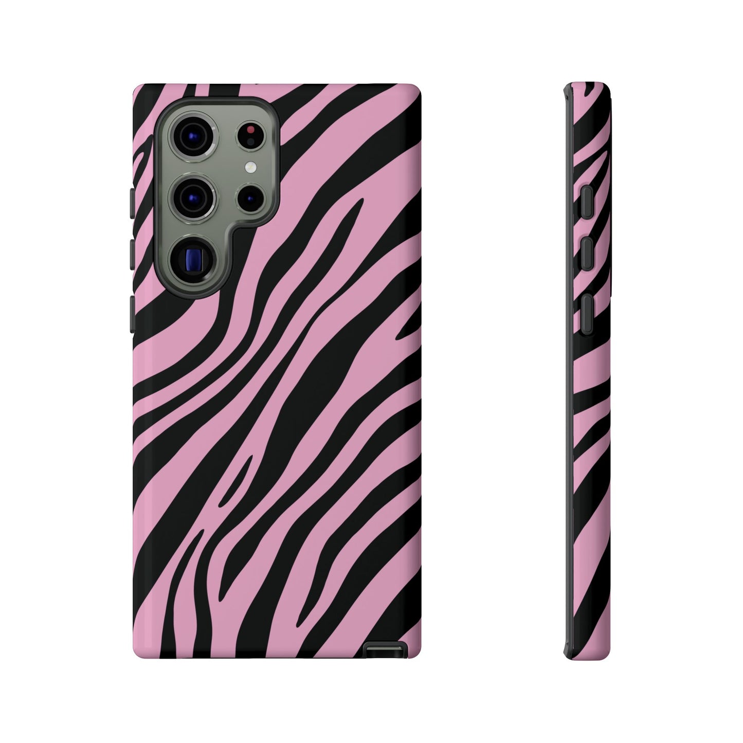 Modern Blush Zebra Print Phone Case