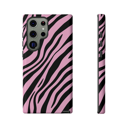 Modern Blush Zebra Print Phone Case