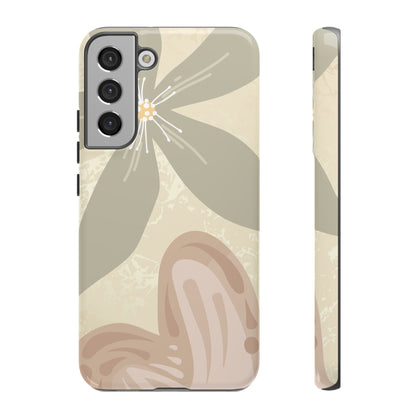Samsung Galaxy S22 Plus / Glossy Phone Case - ’Hibiscus Heart Pattern’ Phone Case
