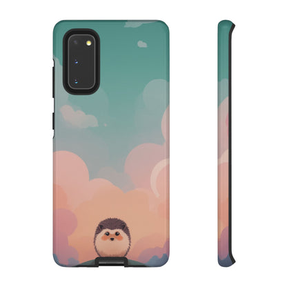 Cute Hedgehog & Cloud Design Phone Case - Multicolor Phone Case - Samsung Galaxy S20 / Glossy